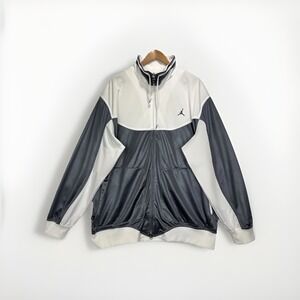 Nike Air Jordan XI Retro Knit Full Zip Jacket ‎ Cool Grey 11 Gray XXL Dri Fit